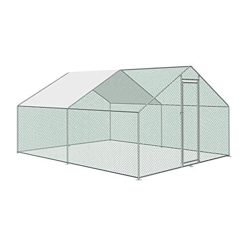 Bc-elec - RA-342 Freilandhühnerstall 3x4x2m, Drahtgittergehege für Hühner, Geflügel, verzinkte Stahlkonstruktion 25x0,65mm von Bc-elec