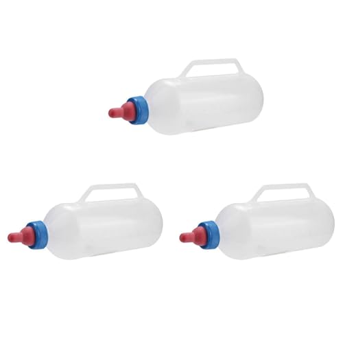 Bcowtte 3X 1L Lamm Stillflasche Fütterung Ziegenmilchflasche mit Kunststoff Langlebig von Bcowtte