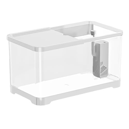 Mini-Kampffischbecken – Mehrzweck-Tischaquarium, Goldfischglas Aus Kunststoff for Büro Und Heimdekoration Mini-Kampffischbecken – Mehrzweck-Tischaquarium, Goldfischglas Aus Kunststoff for Büro Und Heimdekoration von Bderkz
