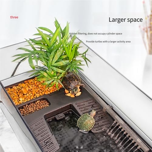 Schildkrötenaquarium Mit Regendusche SPA – Filter, Einfacher Wasserwechsel, Geräumig for Schildkröten, Landschildkröten Und Einsiedlerkrebse Schildkrötenaquarium Mit Regendusche SPA – Filter, Einfacher Wasserwechsel, Geräumig for Schildkröten, Landschildkröten Und Einsiedlerkrebse von Bderkz