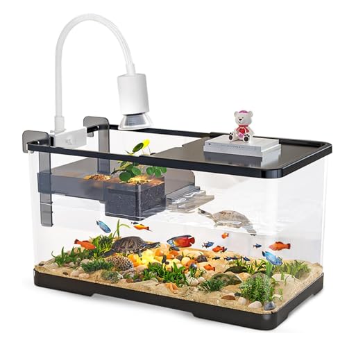 Schildkrötenbecken-Set – Starter-Aquarium for Wasserschildkrötenbabys, Reptilien, Fische Und Amphibien, Lebensraumkäfig for Den Innenbereich Schildkrötenbecken-Set – Starter-Aquarium for Wasserschildkrötenbabys, Reptilien, Fische Und Amphibien, Lebensraumkäfig for Den Innenbereich von Bderkz