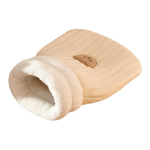 B4K0 PP B Taschennest für Haustiere, halbgeschlossen, 44/54 cm, Lammwolle, warmer Baumwollbeutel zum Schlafen und bequem B4K0 PP B Taschennest für Haustiere, halbgeschlossen, 44/54 cm, Lammwolle, warmer Baumwollbeutel zum Schlafen und bequem von Bduttlefish