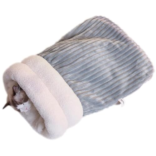 Bduttlefish Warmer Winterschlafsack, weiches Plüschbett, bequemes Haustierbett für S-Zubehör, Kätzchen, Z7e2, kleines Nest für Hunde Bduttlefish Warmer Winterschlafsack, weiches Plüschbett, bequemes Haustierbett für S-Zubehör, Kätzchen, Z7e2, kleines Nest für Hunde von Bduttlefish