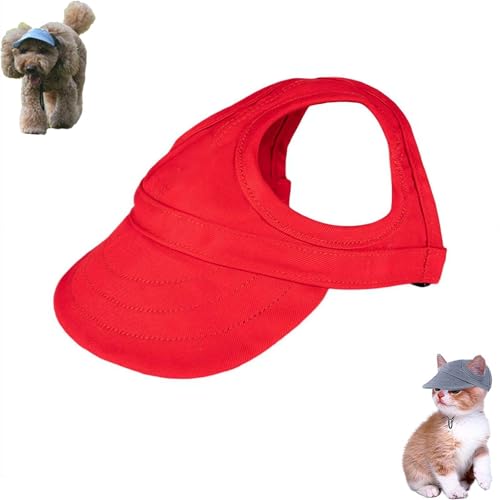 Outdoor-Sonnenschutzhaube für Hunde, verstellbarer Hunde-Sonnenschutz, Baseballmütze mit Nackenband, Haustier-Baseballkappe, Sonnenhut mit Ohrlöchern, für Hunde und Katzen Outdoor-Sonnenschutzhaube für Hunde, verstellbarer Hunde-Sonnenschutz, Baseballmütze mit Nackenband, Haustier-Baseballkappe, Sonnenhut mit Ohrlöchern, für Hunde und Katzen von Bduttlefish