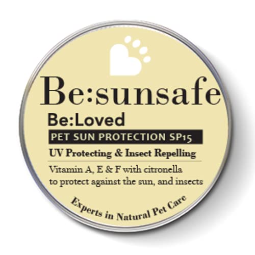 Be:Loved Balsam als Pfotenpflege und Pfotenschutz, schützend, regenerierend, beruhigend, Pfotenbalsam als Pflege, Sonnenschutz/Sonnencreme für Pfoten und Nasen bei Hund und Katze. von Be:Loved