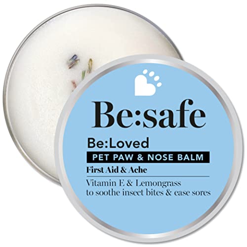 Be:Loved - Be:Safe Nasenbalsam und Pfotenbalsam (60g) / Schützend und Regenerierend, Spendet Feuchtigkeit und Stärkt Pfoten und Nase, Pfotenschutz und Pflege für Hunde und Katzen von Be:Loved