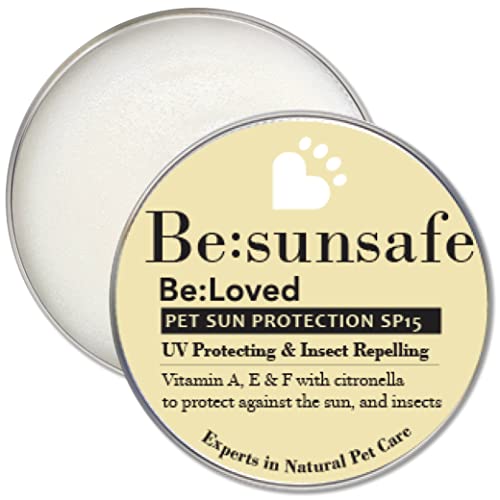 Be:Loved - Be:Sunsafe Sonnenschutz Balsam (60g) / SPF15 Nasenbalsam, Schützend und Regenerierend, Spendet Feuchtigkeit und Stärkt, Nasenpflege für Hunde und Katzen von Be:Loved