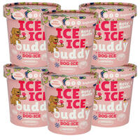 ICE ICE Buddy Hundeeis [Blaubeer-Banane - 6 Stück] von BeG Buddy GmbH
