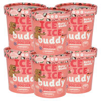 ICE ICE Buddy Hundeeis [Kokos-Erdbeere - 6 Stück] von BeG Buddy GmbH