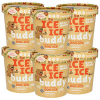 ICE ICE Buddy Hundeeis [Kürbis-Banane - 6 Stück] von BeG Buddy GmbH