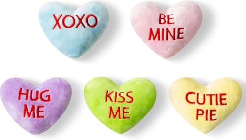 BeYumi 5teilige Valentinstag Herz-Katzenminz-Spielzeug-Geschenk Katzen Hauskätzchen Kauen Knabbern Treten Plush Candy Kattermint Haustierspielzeug Katzenliebhaber Geschenke süße interaktive BeYumi 5teilige Valentinstag Herz-Katzenminz-Spielzeug-Geschenk Katzen Hauskätzchen Kauen Knabbern Treten Plush Candy Kattermint Haustierspielzeug Katzenliebhaber Geschenke süße interaktive von BeYumi