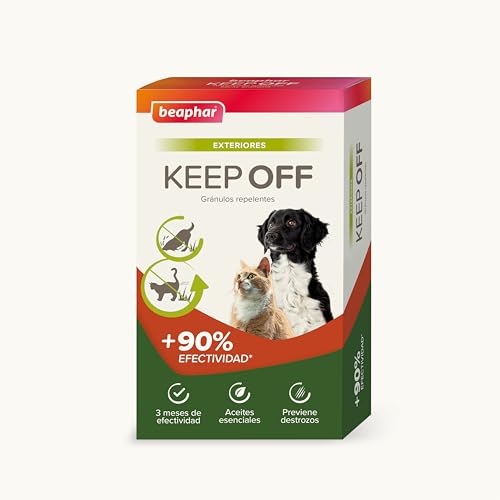 Beaphar Keep Off Abwehrgranulat für Hunde und Katzen – Verwendung im Freien – Schutz von Gärten und Gemüsegärten – 3 Monate Schutz – mit ätherischen Ölen – 2 x 200 g Beaphar Keep Off Abwehrgranulat für Hunde und Katzen – Verwendung im Freien – Schutz von Gärten und Gemüsegärten – 3 Monate Schutz – mit ätherischen Ölen – 2 x 200 g von Beaphar