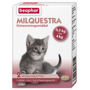 Beaphar Milquestra Entwurmungsmittel kleine Katzen und Kätzchen 6 Tabletten Beaphar Milquestra Entwurmungsmittel kleine Katzen und Kätzchen 6 Tabletten von Beaphar