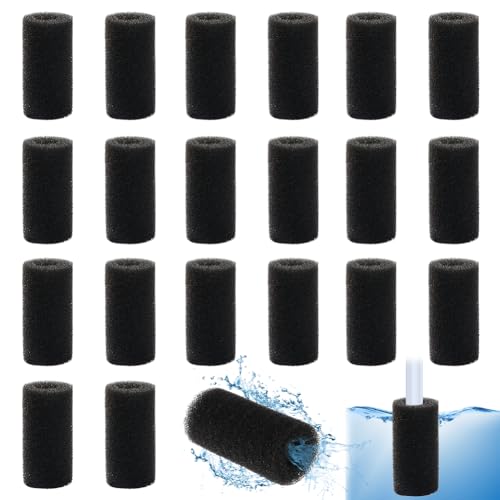 Beatific 20 Stück Aquarium Vorfilter Schwamm, Schwarz Aquarium Filterschwamm Rund, Aquarium Filterschwamm Rund mit Loch, 8cm lang Vorfilterschwamm Aquariumfilter,Geeignet für Pools und Aquarien Beatific 20 Stück Aquarium Vorfilter Schwamm, Schwarz Aquarium Filterschwamm Rund, Aquarium Filterschwamm Rund mit Loch, 8cm lang Vorfilterschwamm Aquariumfilter,Geeignet für Pools und Aquarien von Beatific