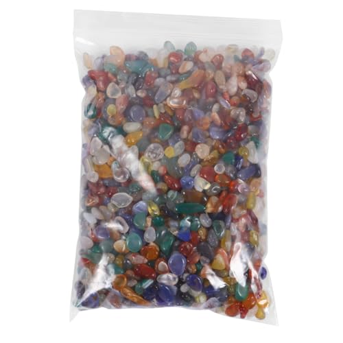 Beaupretty 1packung Bunte -marmor-Stein Dekoration Für Aquarien Terrarien Und Garten Natürliches - Für Stilvolle Pflanzgefäßen von Beaupretty