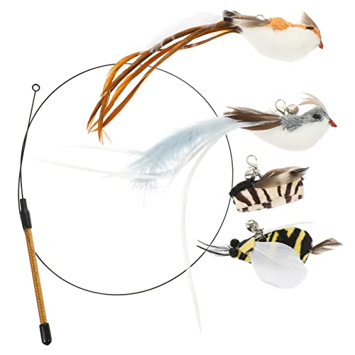 Beaupretty Interaktives Katzenspielzeug-Set für Katzen 5er-Pack Kätzchenspielzeug Stange Aus Stahldraht Katzenspielzeug für Den Indoor-spaß Beaupretty Interaktives Katzenspielzeug-Set für Katzen 5er-Pack Kätzchenspielzeug Stange Aus Stahldraht Katzenspielzeug für Den Indoor-spaß von Beaupretty