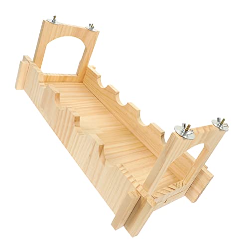 Beaupretty Holzbrücke für Haustiere Stabiles Hamsterkäfig-zubehör Meerschweinchen-brücke Spielzeug für Tiere Beaupretty Holzbrücke für Haustiere Stabiles Hamsterkäfig-zubehör Meerschweinchen-brücke Spielzeug für Tiere von Beaupretty