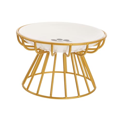 Beaupretty Erhöhte Katze Feeder Bowl Set Keramik Pet Dish Mit Eisen Stehen Hund Katze Fütterung Beaupretty Erhöhte Katze Feeder Bowl Set Keramik Pet Dish Mit Eisen Stehen Hund Katze Fütterung von Beaupretty