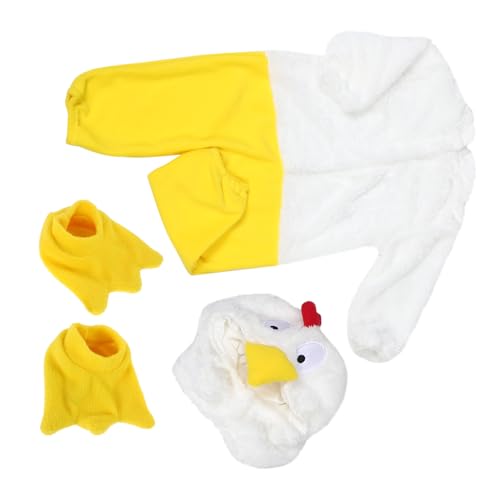 Beaupretty 1 Set Teiliger Krabbelanzug Overall Outfits Für Jungen Hat Outfits Für Neugeborene Mädchen Fotografie Outfits Hühnerspielzeug Tierhüte Outfits Für Neugeborene Mädchen von Beaupretty