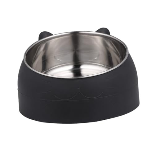 Beaupretty 1 Stück 304 Wassernapf Für Tierfutter Katzennäpfe Aus Edelstahl Kätzchen-welpen-schüssel Futternäpfe Für Hunde Hundenapf Katzennapf Aus Edelstahl Hundegericht Käfig Fase Metall von Beaupretty