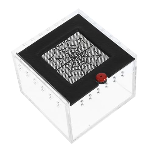 Beaupretty Reptilienkoffer Aus Acryl Futterbox Für Reptilien Zum Transportieren Und Füttern Dunkle Umgebung Eignung Für Schildkröten Und Spinnen von Beaupretty