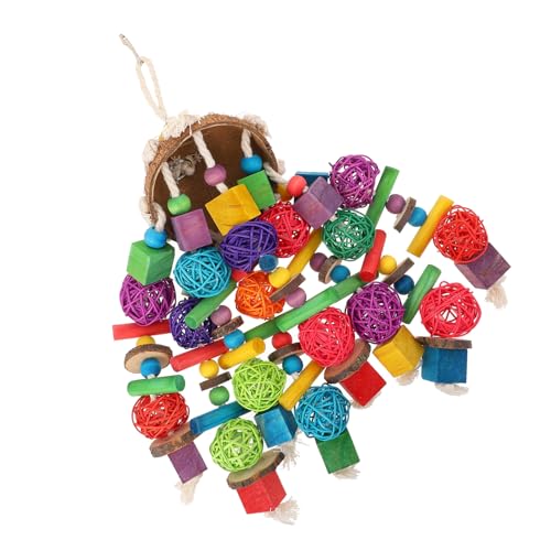 Beaupretty 1 Stück Papagei Spielzeug Vogel Papagei Beißspielzeug Spielzeug Zum Zähneknirschen Vogelbiss-Spielzeug Kauspielzeug Für Nymphensittiche Kokosnussschale Jupiter Langen Beaupretty 1 Stück Papagei Spielzeug Vogel Papagei Beißspielzeug Spielzeug Zum Zähneknirschen Vogelbiss-Spielzeug Kauspielzeug Für Nymphensittiche Kokosnussschale Jupiter Langen von Beaupretty