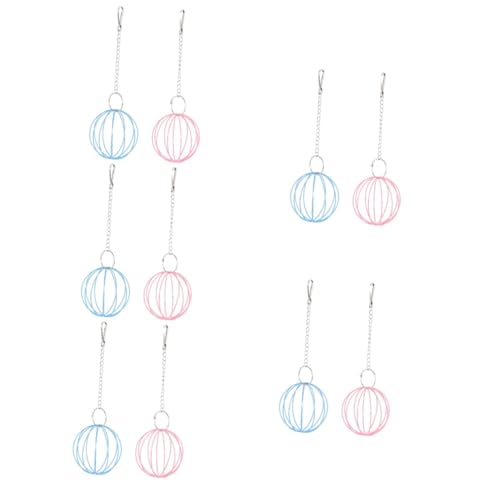 Beaupretty 10 STK Hasengras Ball Hamster-grasregal Hängende Heuraufe Häschen-heufütterungsbälle Hasenfresser Spielzeug Kleine Tiere Kaninchenfutter Für Käfige Hängende Kugel Haushalt Eisen von Beaupretty