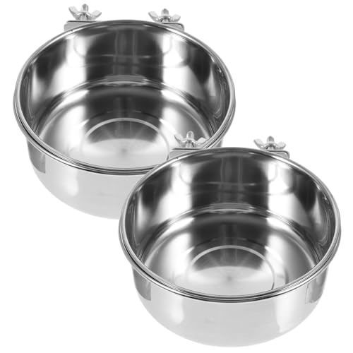 Beaupretty 10 STK Zubringer Organisator Für Papageienfutter Hundekäfig Aus Metall Futternapf Für Kaninchen Futterstelle Für Kaninchen Haustiernapf Lebensmittel Legierung von Beaupretty