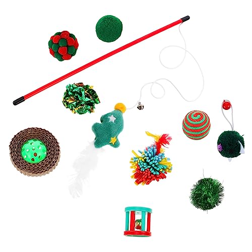 Beaupretty Weihnachtsstrumpf-Spielzeug Für Katzen Aus Plüsch 10-in-1 Interaktives Katzenspielzeug-Set Knisterbälle Glöckchen-Spielzeug Für Katzen Beaupretty Weihnachtsstrumpf-Spielzeug Für Katzen Aus Plüsch 10-in-1 Interaktives Katzenspielzeug-Set Knisterbälle Glöckchen-Spielzeug Für Katzen von Beaupretty