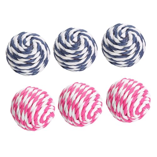 Beaupretty 12 STK Haustier Spielzeug Seilspielzeug Für Katzen Katze Jagen Haustier Kauen Interaktive Hundebälle Hunde Kleine Seilbälle Katze Kauen Katzenbiss Backenzahn Papierseil Pet-Ball Beaupretty 12 STK Haustier Spielzeug Seilspielzeug Für Katzen Katze Jagen Haustier Kauen Interaktive Hundebälle Hunde Kleine Seilbälle Katze Kauen Katzenbiss Backenzahn Papierseil Pet-Ball von Beaupretty