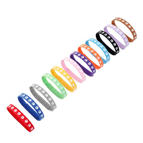Beaupretty 12-teiliges Haustierhalsband mit Fußabdruck-Muster Modisches Dekoratives -/hundestreu- -Set Beaupretty 12-teiliges Haustierhalsband mit Fußabdruck-Muster Modisches Dekoratives -/hundestreu- -Set von Beaupretty