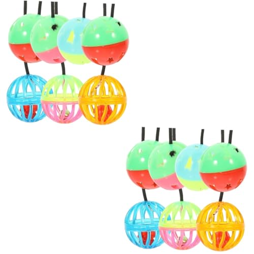 Beaupretty 14 STK Eidechse Spielzeug Ball Saugnapf-reptil-Spielzeug Bärtige Glockenkugeln Lustiges Eidechsenspielzeug Badespielzeug Mit Bartagamen Reptilien Plastik Kleintierbedarf Kriechen von Beaupretty