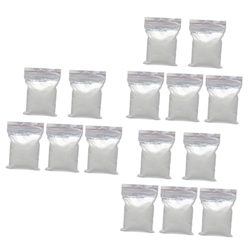 Beaupretty 15 Packungen Ziersand Für Vasen Sanddekoration Weißer Sand Sandfüller Sand Für Fischbecken Quarzsand Sand Für Salzwasseraquarien Süßwasseraquariensand Ornament Der Schnee Aquarium von Beaupretty