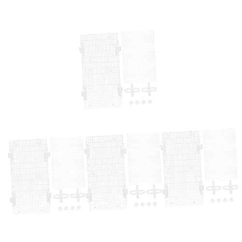 Beaupretty 16 STK Trennwand Für Aquarien Aquarium Bodenisolation Für Fischbecken Kiesfilter Für Aquarien Betta-Panzer Betta-fischschale Gitterdiffusor Für Aquarien Tankfilter Kriechen Pp Ei von Beaupretty