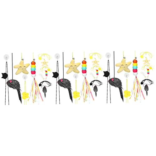 Beaupretty 3 Sets Hängendes Katzenspielzeug Für Hauskatzen Und Zum Spielen Mit Hüpfendem Kätzchen-seilspielzeug 6 Stück * 3 Beaupretty 3 Sets Hängendes Katzenspielzeug Für Hauskatzen Und Zum Spielen Mit Hüpfendem Kätzchen-seilspielzeug 6 Stück * 3 von Beaupretty
