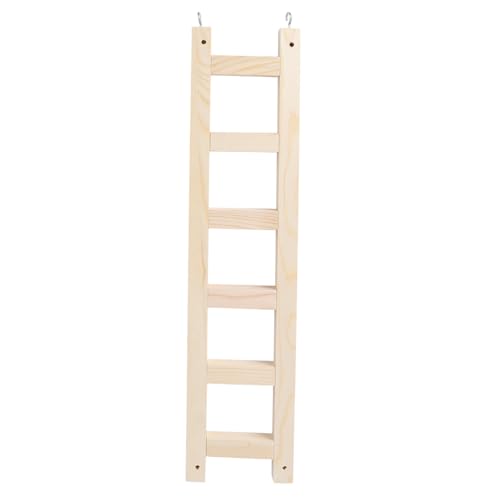 Beaupretty Papagei Klettern Leiter Spielzeug Holz Leiter Schreibwaren Vogel Spiel Ausrüstung für Nymphensittich Schaukel Rack von Beaupretty