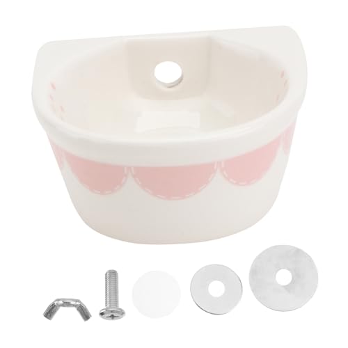 Beaupretty Hängender Keramik-futternapf – Taumeldesign Keramik Und Metall Perfekt Zum Füttern Von Chinchillas Beaupretty Hängender Keramik-futternapf – Taumeldesign Keramik Und Metall Perfekt Zum Füttern Von Chinchillas von Beaupretty