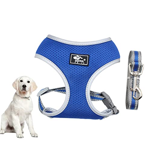 Beaupretty 1stk Haustier Hundegeschirr-kit Reflektierendes Hundegeschirr Reflektierender Welpen-brustgurt Trainingsgeschirr Für Hunde Blauer Anzug Laufweste Erdfarben Combo-Platte von Beaupretty