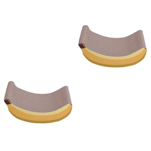 Beaupretty 2 STK Banana Corrugated Cat Kratzbaum Katzenkratzbett Teppich Katzenkratzkarton Katzengesicht Kratzbrett Aus Sisal Katzenkratzlounge Katze Kratzt Katzenspielzeug Welligkeit Beaupretty 2 STK Banana Corrugated Cat Kratzbaum Katzenkratzbett Teppich Katzenkratzkarton Katzengesicht Kratzbrett Aus Sisal Katzenkratzlounge Katze Kratzt Katzenspielzeug Welligkeit von Beaupretty