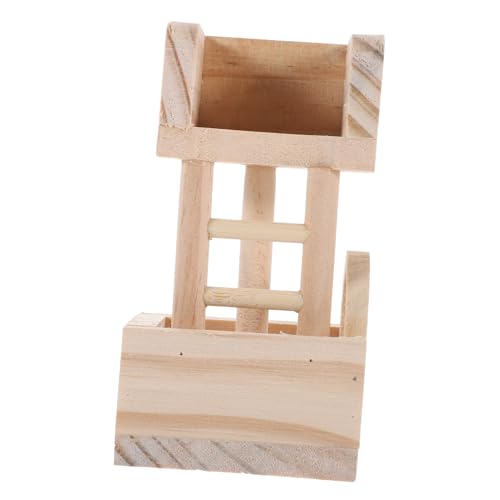 Beaupretty 2 Stück Luxus-hamsterspielzeug Aus Holz Beobachtungsturm Hamsterhaus Nest Heimtierbedarf Für Kleintiere von Beaupretty