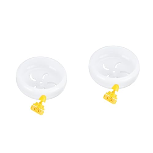 Beaupretty 2 Stück Laufrad Für Haustiere 14 cm Breit Leises Rad Für Hamster Mäuse Rennmäuse Ratten Käfigmontage Nicht Für Sicheres Laufen von Beaupretty