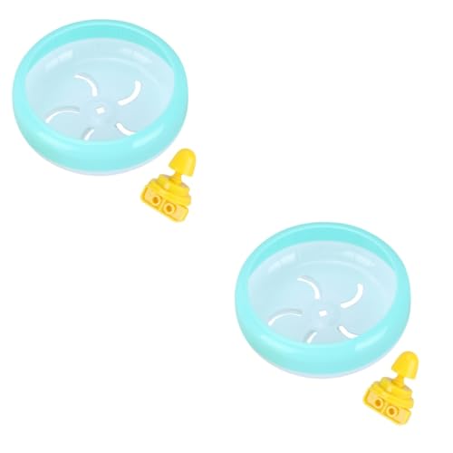 Beaupretty 2 Stück 14 cm Breites Leises Hamster-laufrad Haustierspielzeug Für Mäuse Rennmäuse Ratten Kein Aufklaffen Nicht Im Käfig Montierbar von Beaupretty