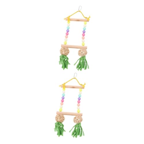 Beaupretty 2 Stücke Vogel Schaukel für Ziervögel Papagei Spielzeug Helle Farben Sicher Schaukel Installieren Vogel Käfig Spielzeug Beaupretty 2 Stücke Vogel Schaukel für Ziervögel Papagei Spielzeug Helle Farben Sicher Schaukel Installieren Vogel Käfig Spielzeug von Beaupretty