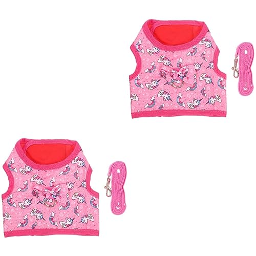 Beaupretty 2 Sätze Hasenkleidung Kleintierwesten Leine Hasenweste Geschirr Hasengeschirr Und Leine Katzenleine Verstellbares Hasengeschirr Kein Hund Polyester Katzengeschirr Reisen Haustier von Beaupretty