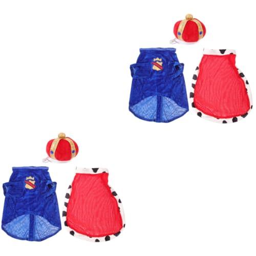Beaupretty 2 Sätze Haustierkleidung Hundejungen-Outfits Hund Weiche Umhangkleidung Hund Stirnband Welpen-Shirt Kätzchen-Kleidung Pet König Umhang Katzenmütze Hunde-t-Shirts Stoff ädchen Mode Beaupretty 2 Sätze Haustierkleidung Hundejungen-Outfits Hund Weiche Umhangkleidung Hund Stirnband Welpen-Shirt Kätzchen-Kleidung Pet König Umhang Katzenmütze Hunde-t-Shirts Stoff ädchen Mode von Beaupretty