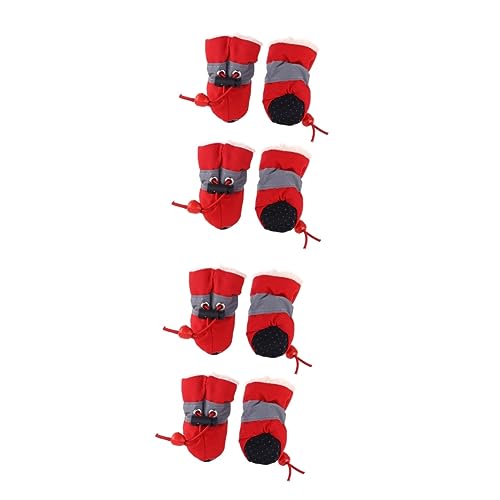 Beaupretty 2 Sätze Kleine Hundestiefel Winter Hundeschuhe Für Den Winter Schneeschuhe Für Kleine Hunde Sneaker-Protektor Hundestiefel Zum Ziehen Von Pfoten -Stiefel Mittlerer Hund Hotdog Beaupretty 2 Sätze Kleine Hundestiefel Winter Hundeschuhe Für Den Winter Schneeschuhe Für Kleine Hunde Sneaker-Protektor Hundestiefel Zum Ziehen Von Pfoten -Stiefel Mittlerer Hund Hotdog von Beaupretty