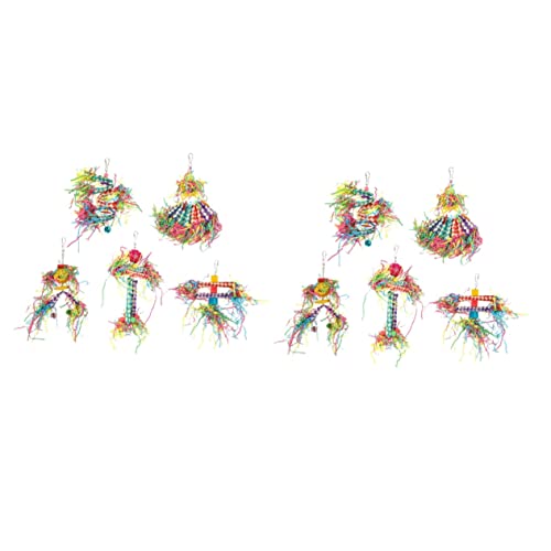 Beaupretty 2 Sätze Papagei Spielzeug Papageien-Futterspielzeug Vögel kauen Spielzeug Vogelkäfig Spielzeuge Kauspielzeug für Vögel Haustierkäfig hängendes Spielzeug der Vogel Papageienkäfig Beaupretty 2 Sätze Papagei Spielzeug Papageien-Futterspielzeug Vögel kauen Spielzeug Vogelkäfig Spielzeuge Kauspielzeug für Vögel Haustierkäfig hängendes Spielzeug der Vogel Papageienkäfig von Beaupretty