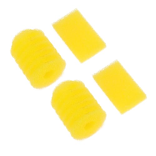 Beaupretty Aquariumzubehör 2 Satz Aquarium Filter Baumwolle schwammfilter Sponge Filter Teichpads für Aquarien Mini-Schwamm Sieb Wattepads Aquarienpads Schwamm-Filterpads Filtereimer Zubehör von Beaupretty