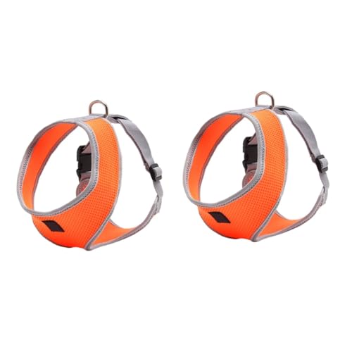 Beaupretty 2 Stücke Für Hunde Orange Haustier Welpen Weste Kragen Zu Komfort Gepolsterte Hund Und Leine Beaupretty 2 Stücke Für Hunde Orange Haustier Welpen Weste Kragen Zu Komfort Gepolsterte Hund Und Leine von Beaupretty