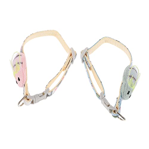 Beaupretty Haustierhalsband-Set 2-teilig Katzenhalsband Bezauberndes Design Verstellbar Polyester Für Die Halskette Von Haustieren von Beaupretty